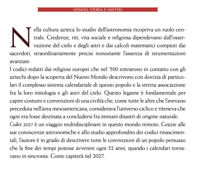 Codex_riassunto Codex_riassunto